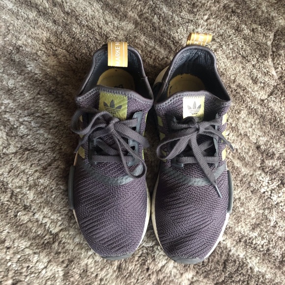 ADIDAS NMD R1 gray and gold - Picture 4 of 13